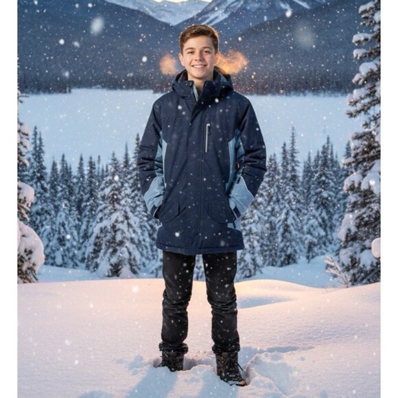 Lands' End Other - Lands End Kids Squall Parka Jacket Waterproof Insulated Size Large 14-16 Blue